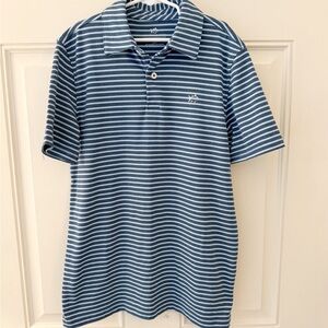 Southern Tide Kids Blue Striped Polo